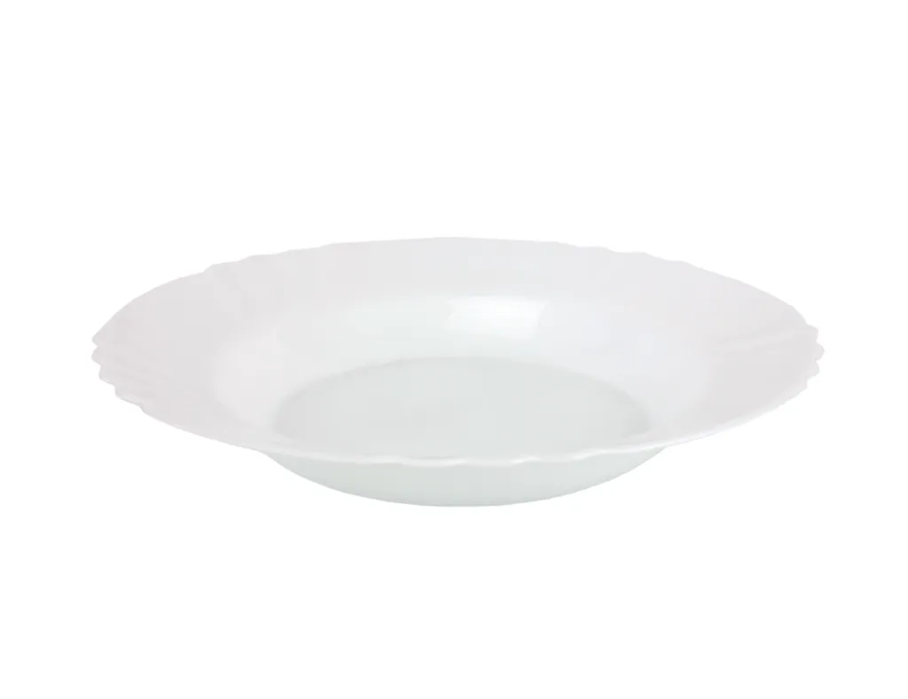 EBRO Tafelservice, 12tlg., Speiseteller + Suppenteller, Essteller, Opal-Hartglas – Bild 5