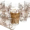 6er Latte Macchiato Gläser-Set 370 Ml Stapelbar Kaffee-Glas Cappuccino