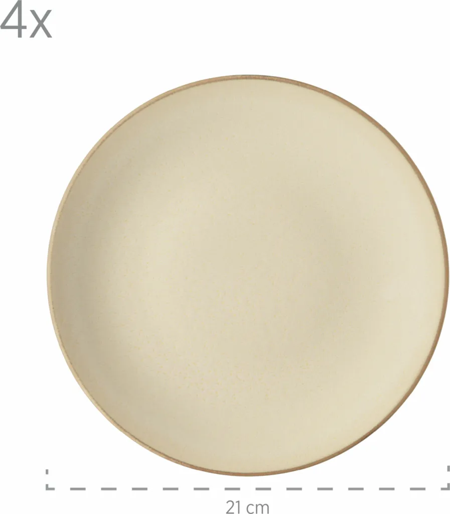 Mäser 931736 Kombiservice Ossia Für 4 Personen, Steinzeug, Grau (1 Set, 16-teilig) – Bild 10