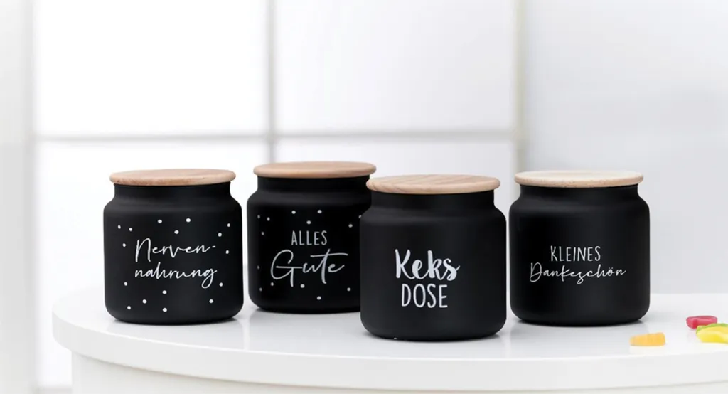 Ritzenhoff & Breker Vorratsglas "ALLES GUTE" 1,1 L (1 Stück)