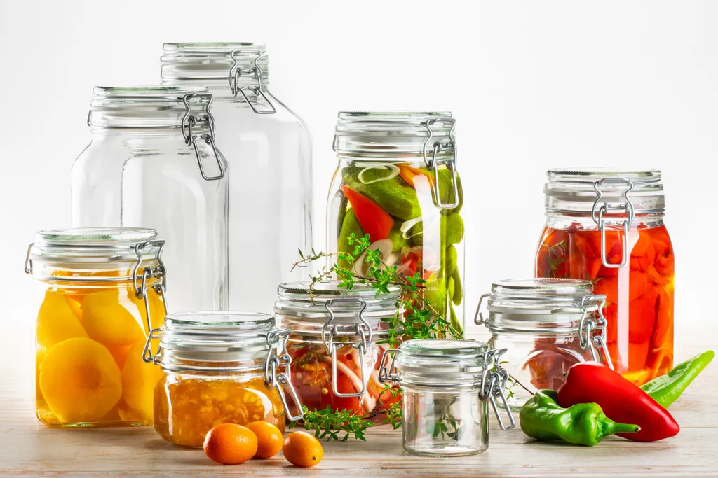 Mäser 931161 Gothika Einmachglas Mit Deckel, 300 Ml, Vorratsgläser Mit Bügelverschluss, Klar (6er Pack) – Bild 6