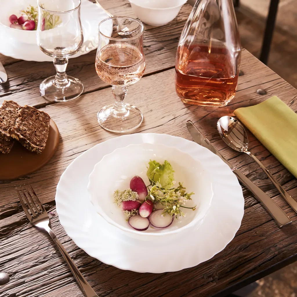 Luminarc 19tlg. Tellerset + Schale Trianon – Bild 6