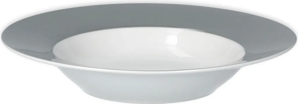 Van Well Kombiservice 30-tlg. Für 6 Personen Serie Vario Porzellan - Farbe Wählbar, Farbe:grau – Bild 3