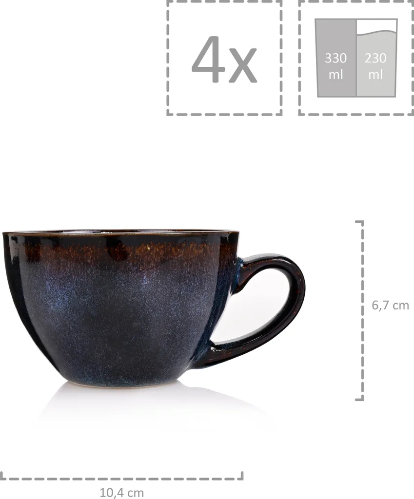 Sänger Kaffeeservice Set Tokio 12 Teilig – Bild 6