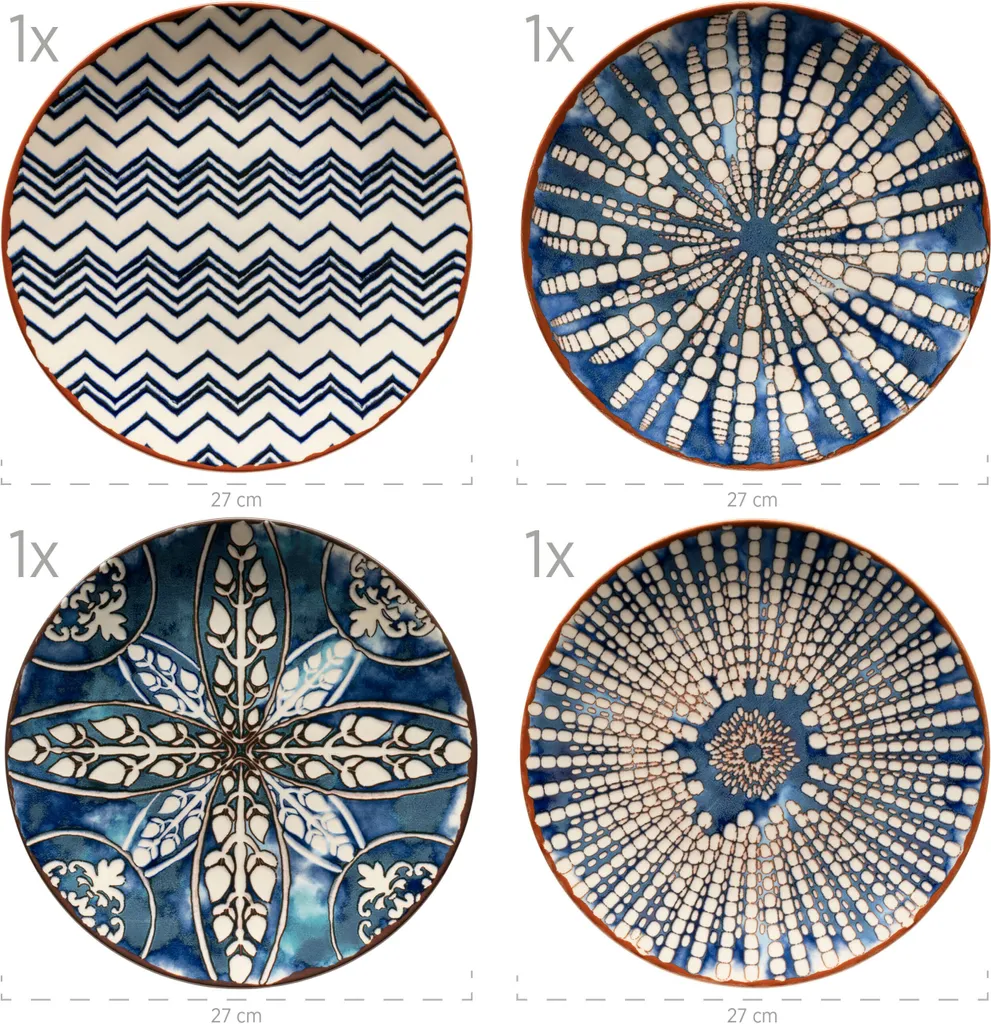 Tafelservice, Steinzeug Tafelservice, Steinzeug Iberico Blue Mäser – Bild 2