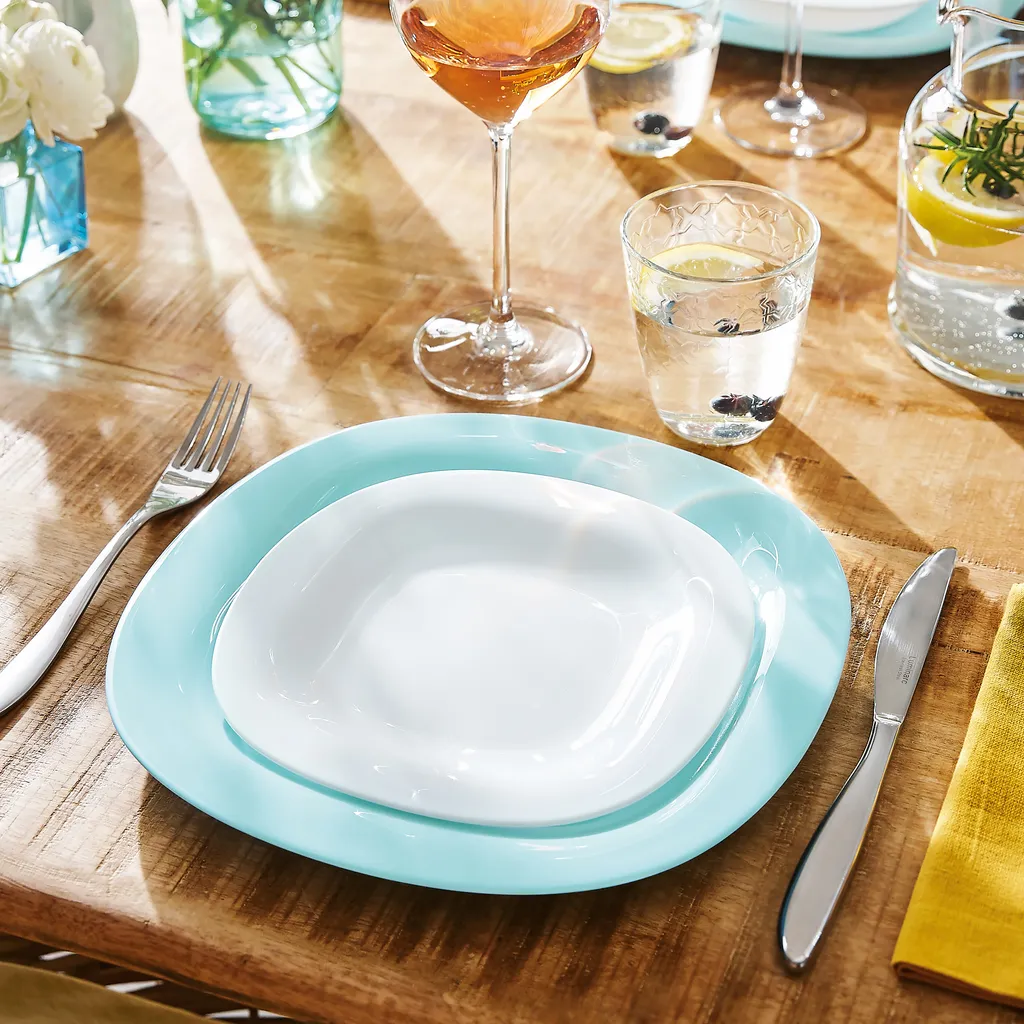 Tafelservice Carine Neo Weiß 18-teilig LUMINARC Essservice Tafelgeschirr Teller – Bild 10