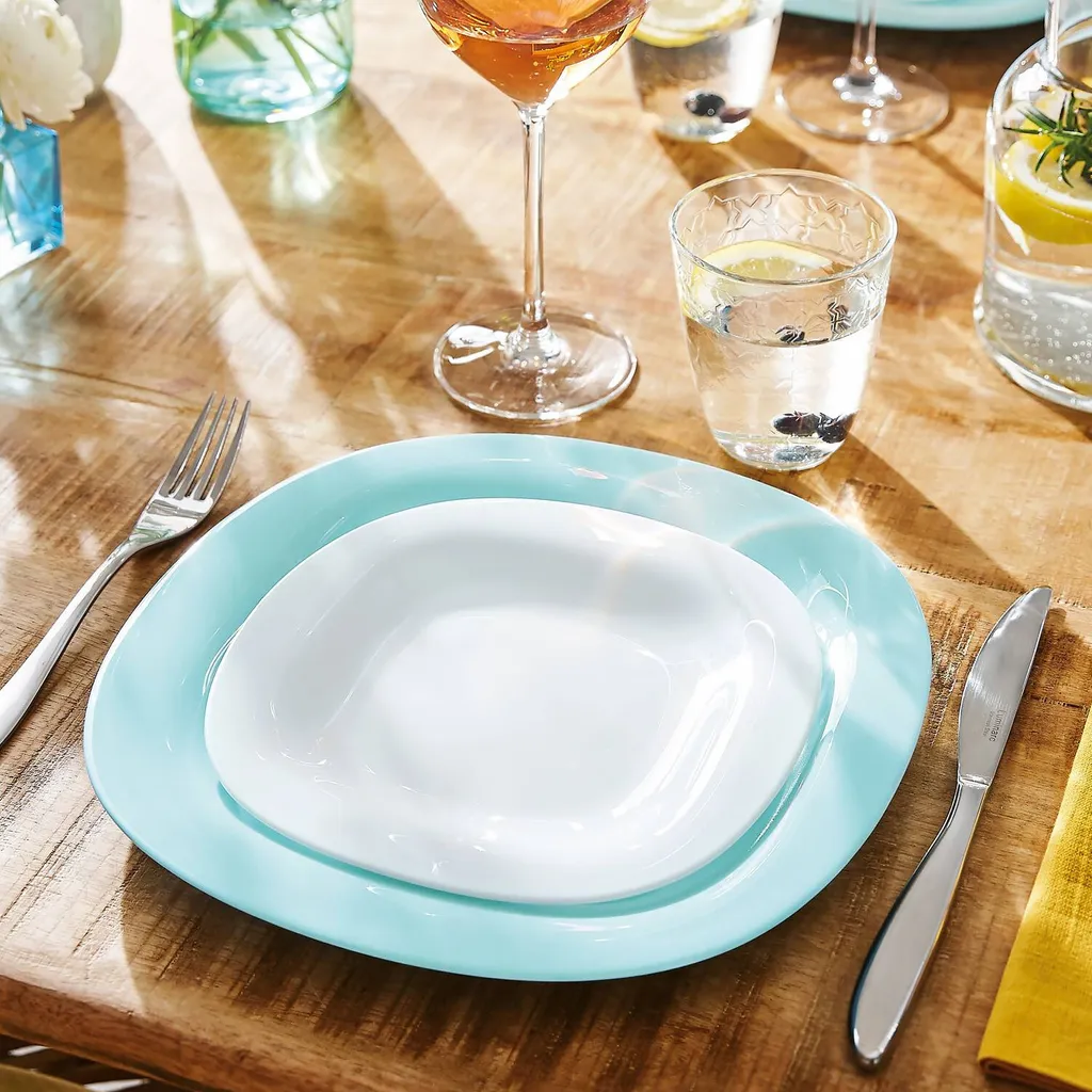 Tafelservice Carine Neo Weiß 18-teilig LUMINARC Essservice Tafelgeschirr Teller – Bild 3