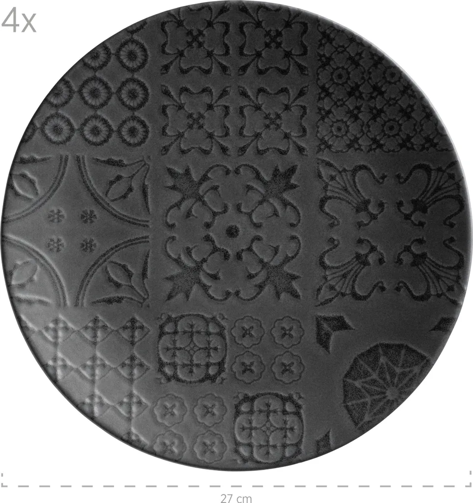 Tafelservice, Steinzeug Tafelservice, Steinzeug Trad. Tiles Mäser – Bild 4