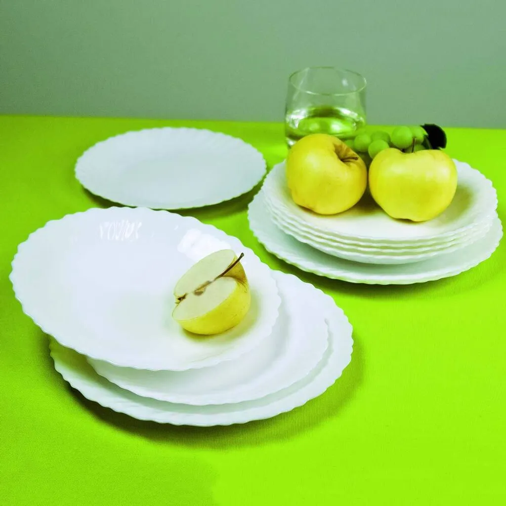 Tafelservice Geschirrset Luminarc 12-tlg. Essservice Teller Hartglas 4 Personen – Bild 2