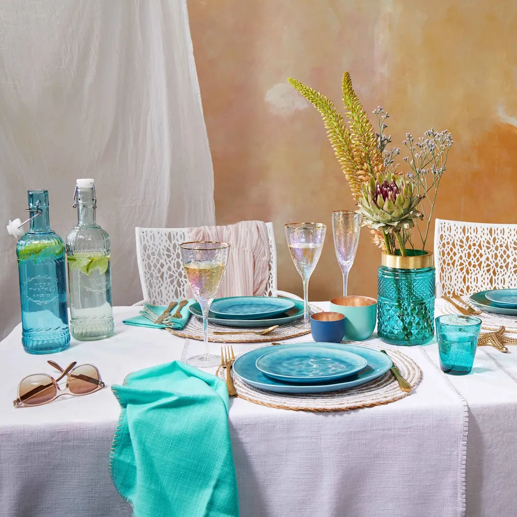 BUTLERS SMERALDA 6x Weingläser Mit Goldrand 400ml – Bild 4